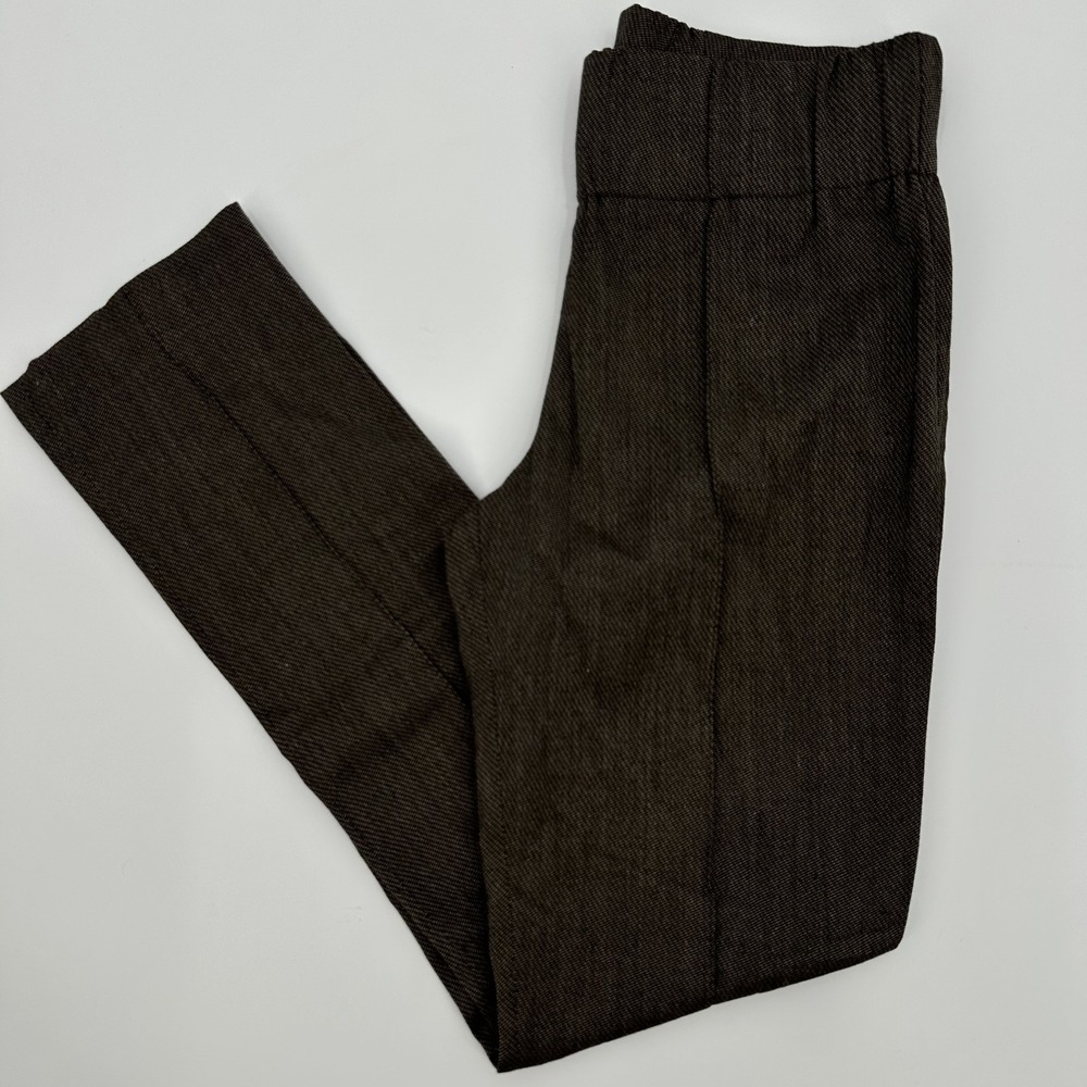 BCBG Max Azria Pants Womens‎ 4 Brown Slim Leg Career Dress Stretch Office
